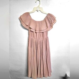 Maxi Off Shoulder Melon Dress